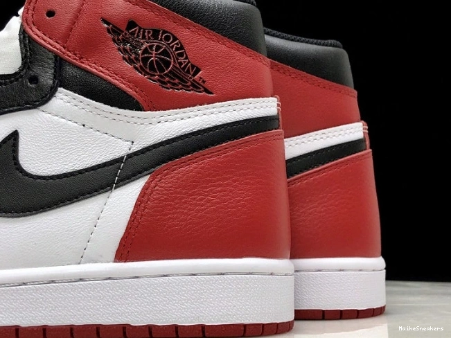 MaikeSneakers Toe Retro 1 Air 555088-125 Jordan Black 0730